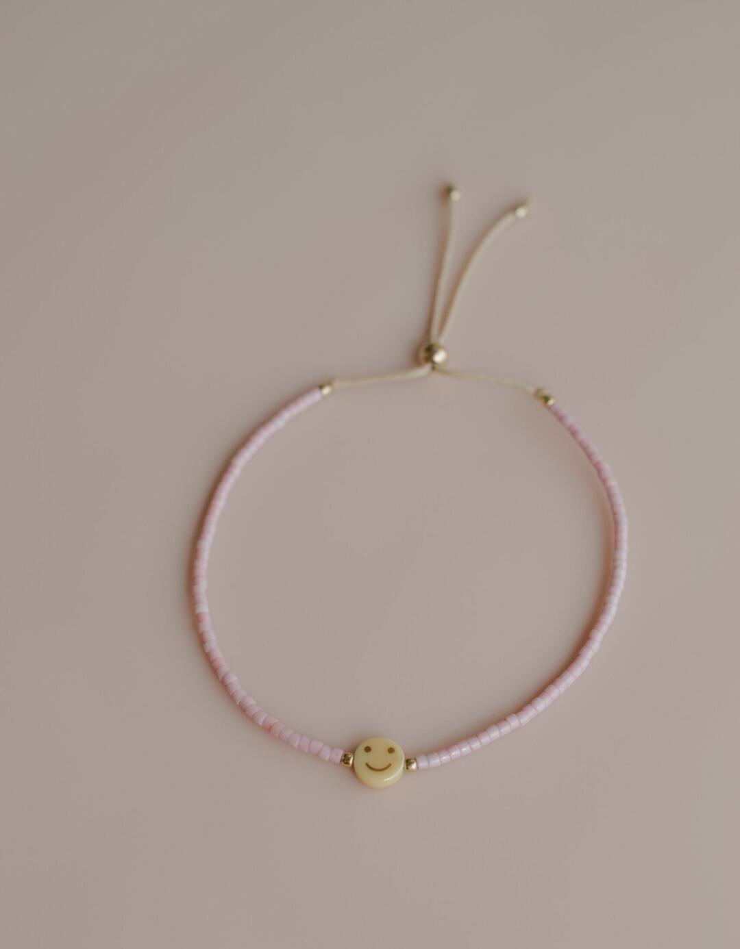 Little Smile Bracelet pink